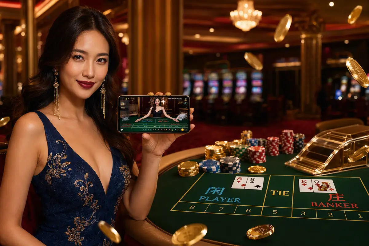 wau88 meja baccarat live dealer